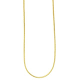 Collar dorado de cadena para charms y dijes