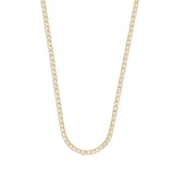 Gold Tennis Necklace TINK TINK, collar dorado de circonias