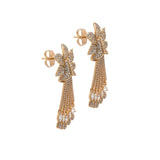 Royal Flower Bell Drops Earrings