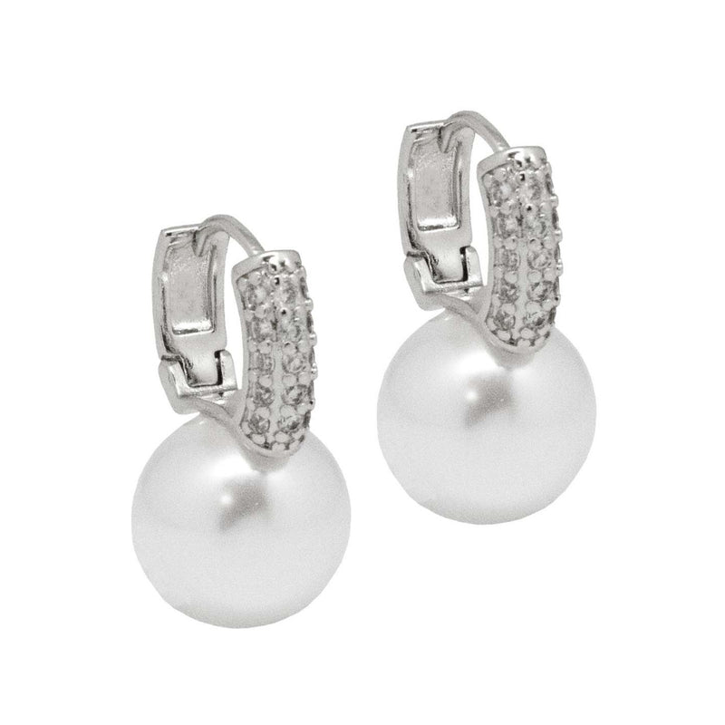 Silver Pearl Huggies