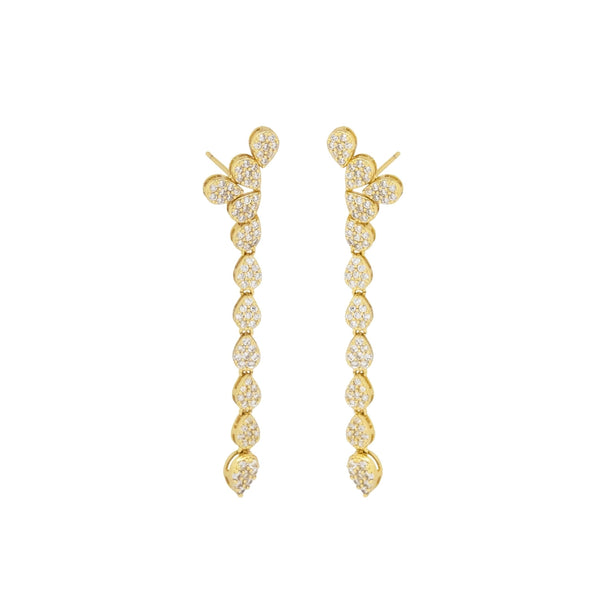 Gold Linear Earrings