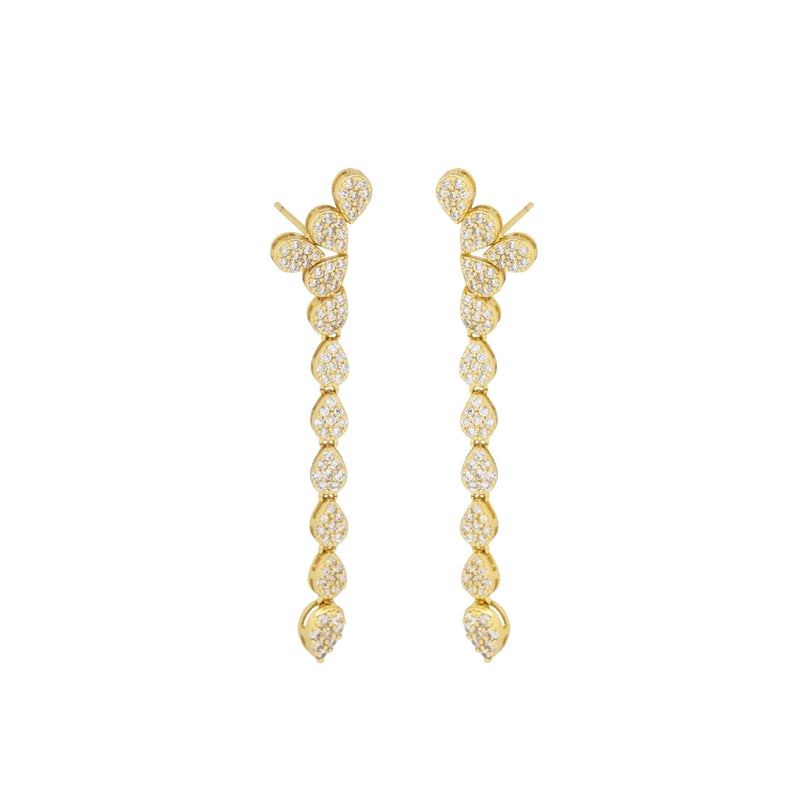 Gold Linear Earrings