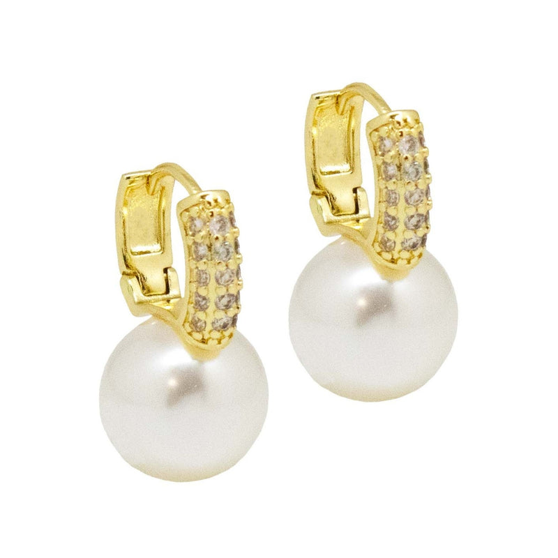 Gold Pearl Huggies