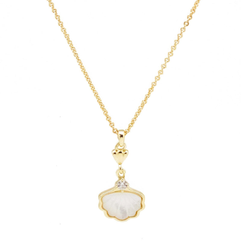 Pearly Seashell Necklace