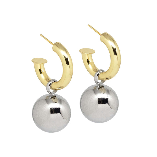 Bicolor Sphere Hoops