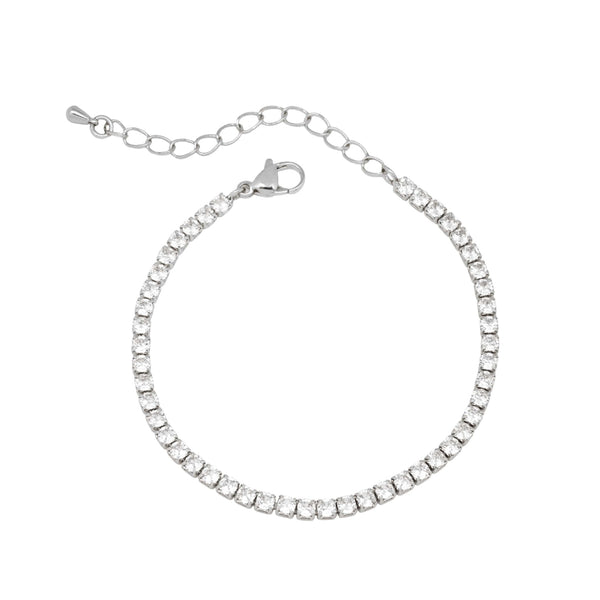 Silver Tennis Bracelet