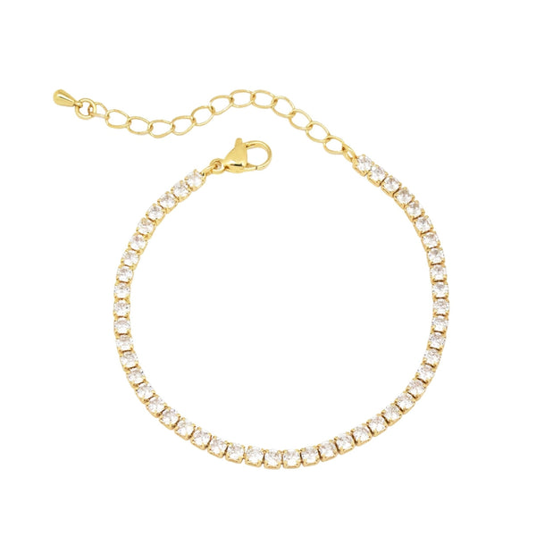 Gold Tennis Bracelet