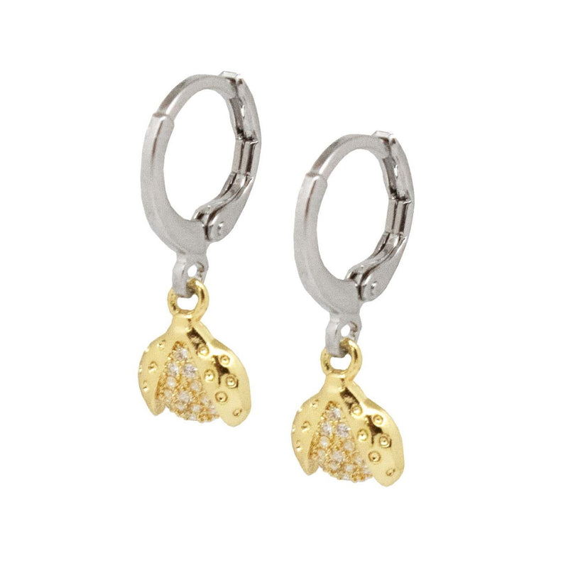 Bicolor Ladybug Huggies