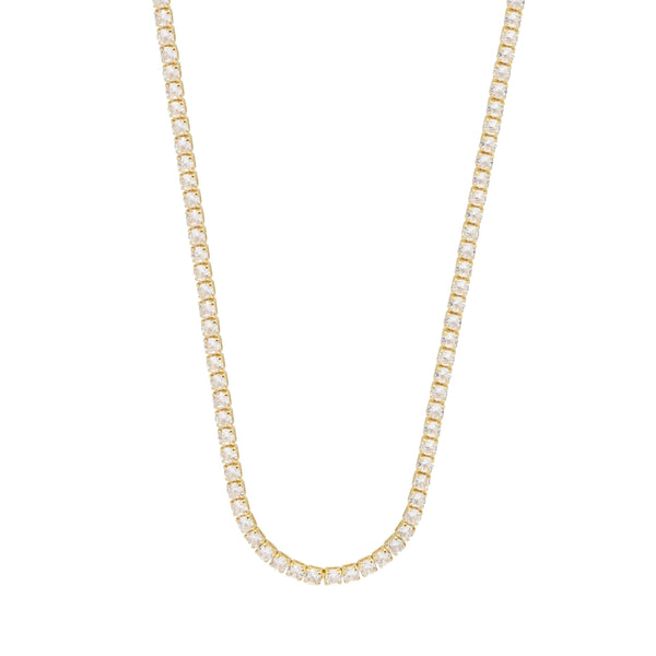 Gold Tennis Necklace