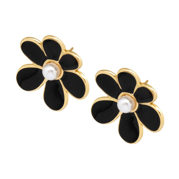 Aretes Flor Obscuros