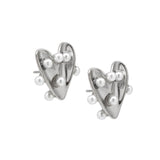 Aretes Amor y Perlas
