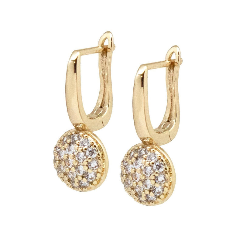 Sparkle Circle Earrings