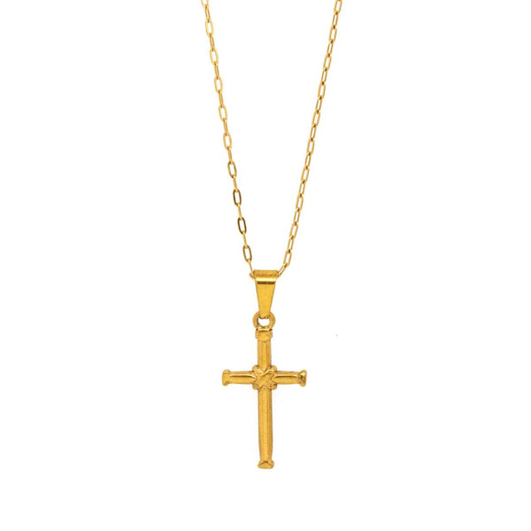 Gold Cross Necklace