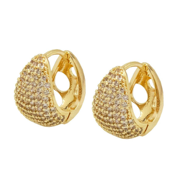Gleam Gold Hoops