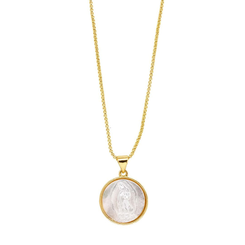 Collar Virgen Madre Perla