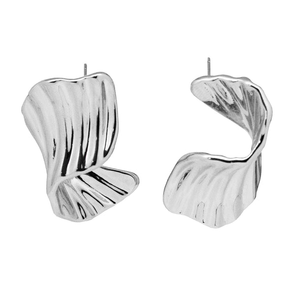 Chunky Texture Silver Studs