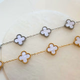 Pulsera lucky charm - Trébol dorado