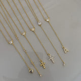 Shine Drop Necklace collar de gota brillante