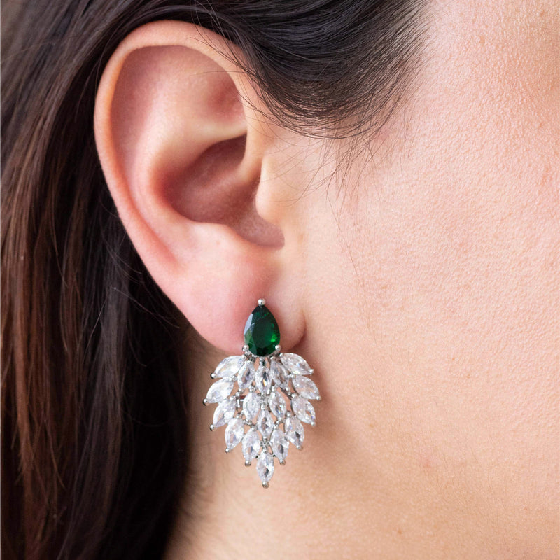 Royal Green Dew Earrings