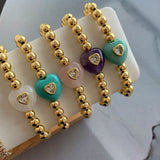 Pulsera dorada con corazón Sweet Heart Bracelet TINK TINK