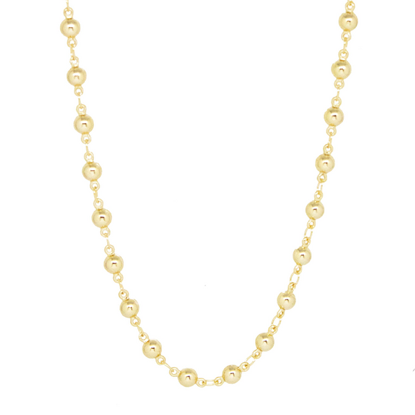 Golden Orbs Necklace