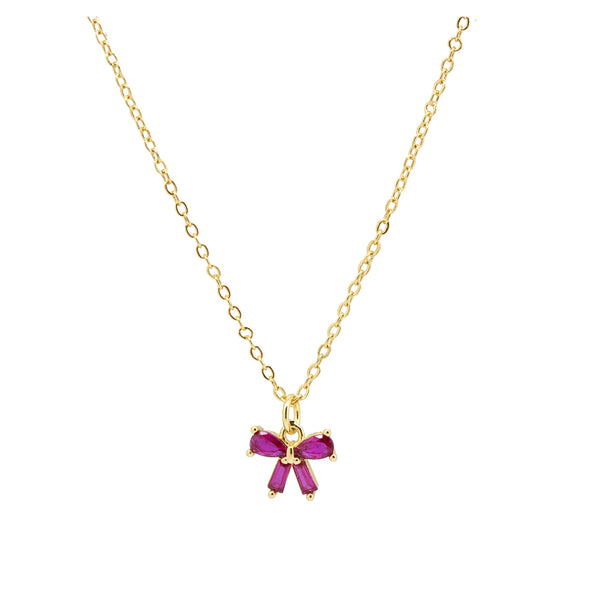Color Bow Necklace