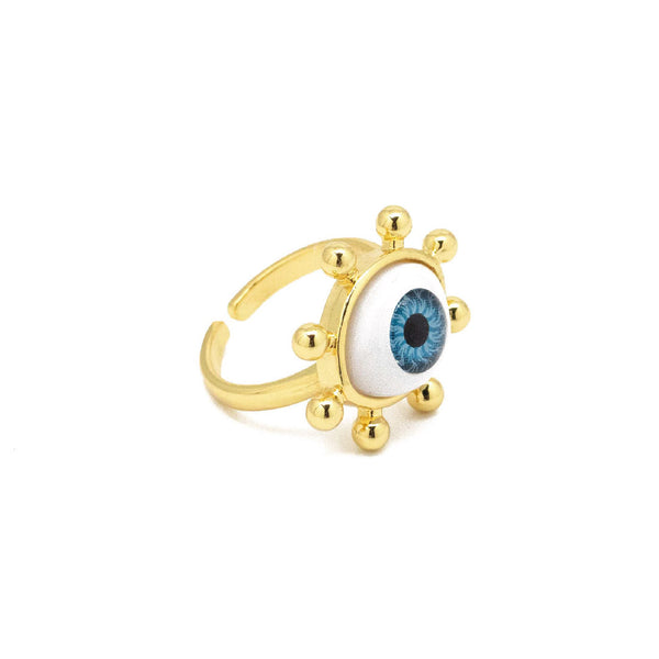 Big Evil Eye Ring
