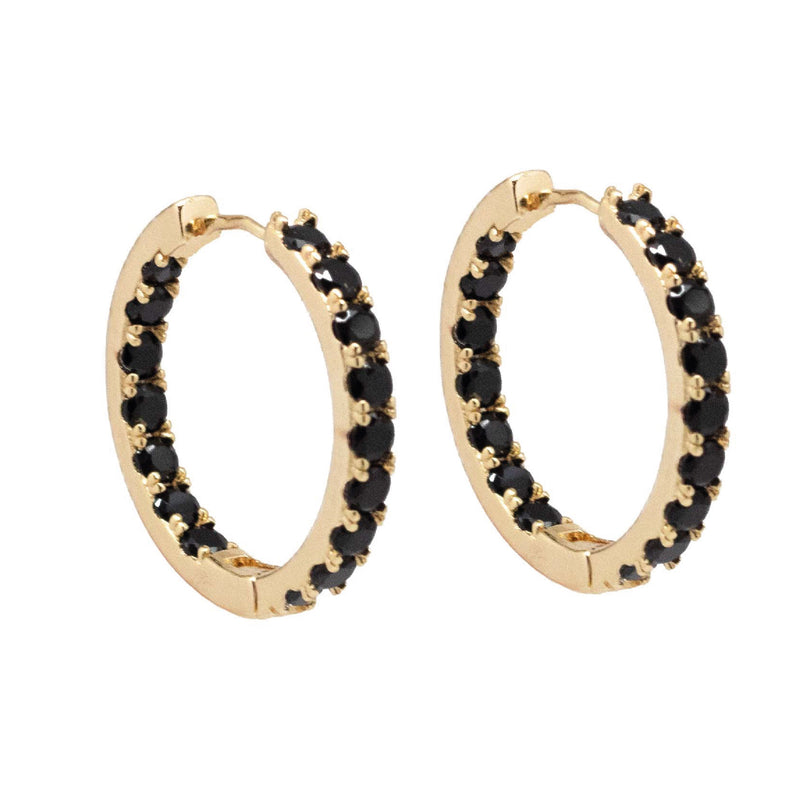 Double the Elegance Hoops