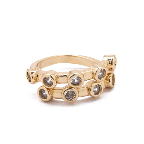 Spark Dots Statement Ring