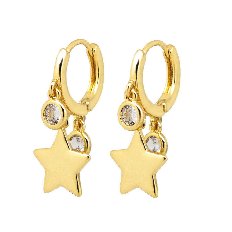 Dangling Star Earrings
