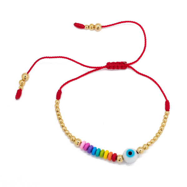 Rainbow & Eye Bracelet