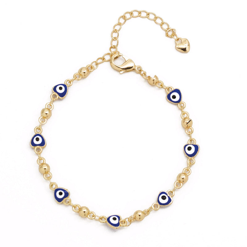 Little Blue Evil Eye Bracelet